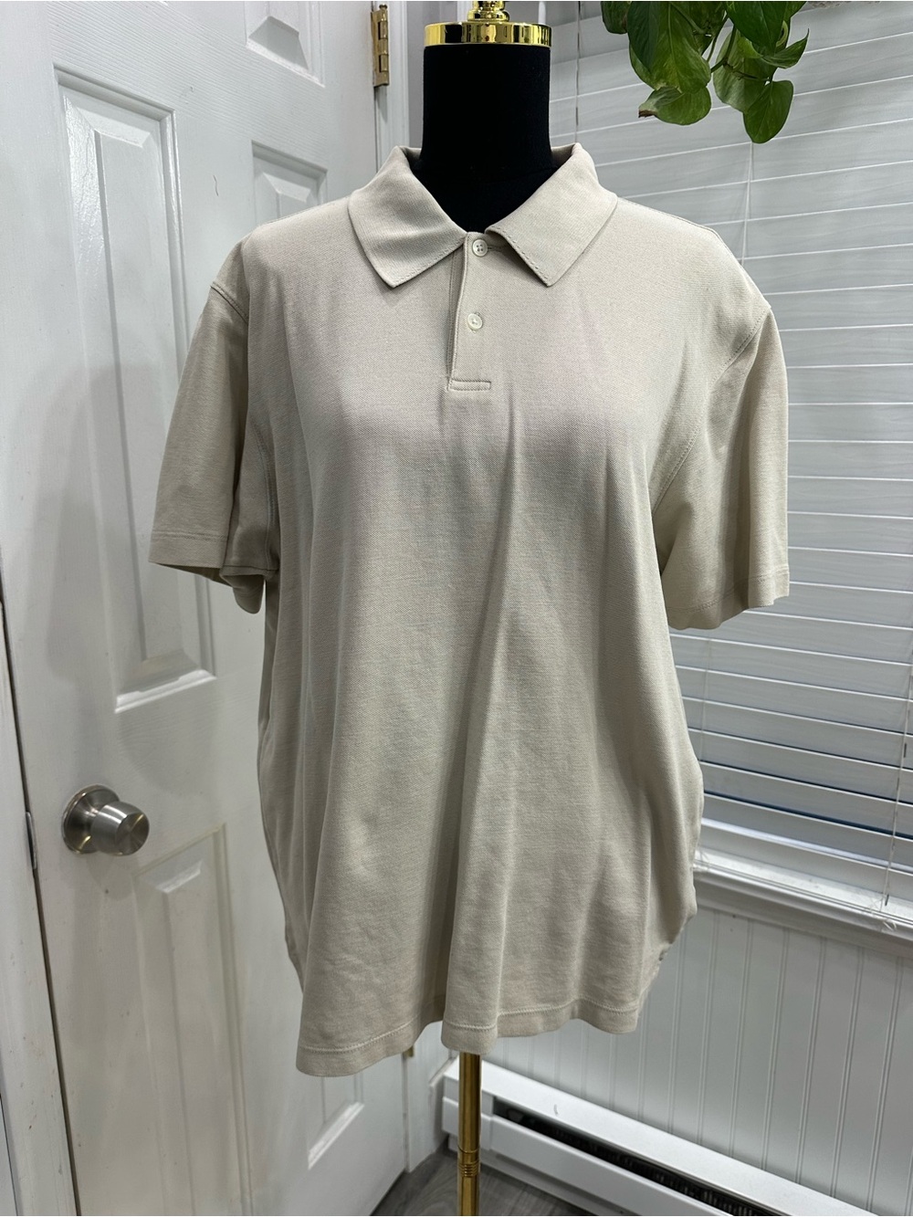 Tasso Elba Men's Short-Sleeve Polo - Cream